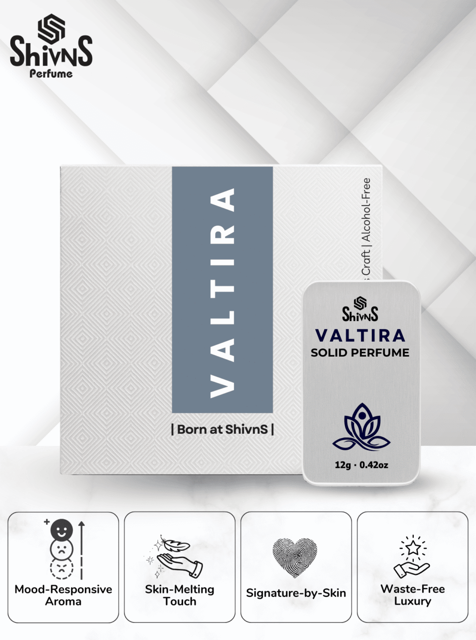 altira Solid Perfume by Shivns fresh lavender and oud luxury balm.altira Solid Perfume by Shivns fresh lavender and oud luxury balm.