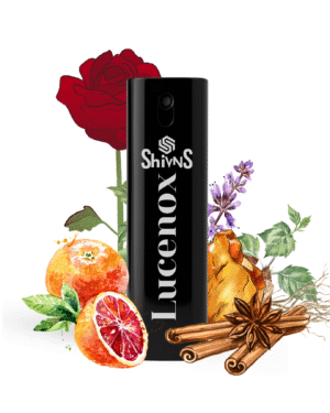 Shivns – Lucenox · Alcohol-Free Perfume · Grapefruit, Cinnamon & Amber