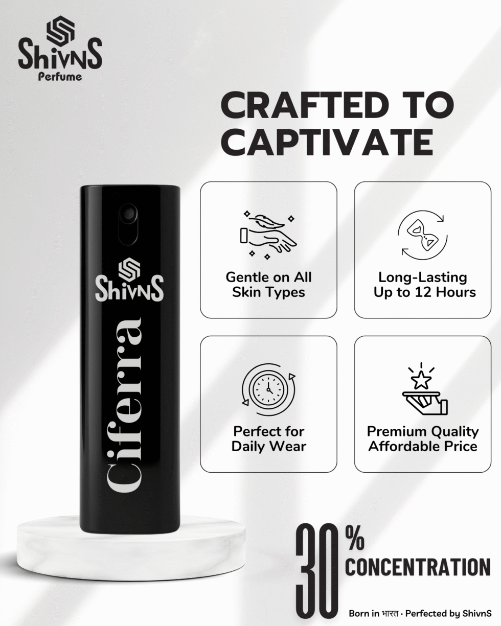 Ciferra Perfume by Shivns luxury bold oud fragrance