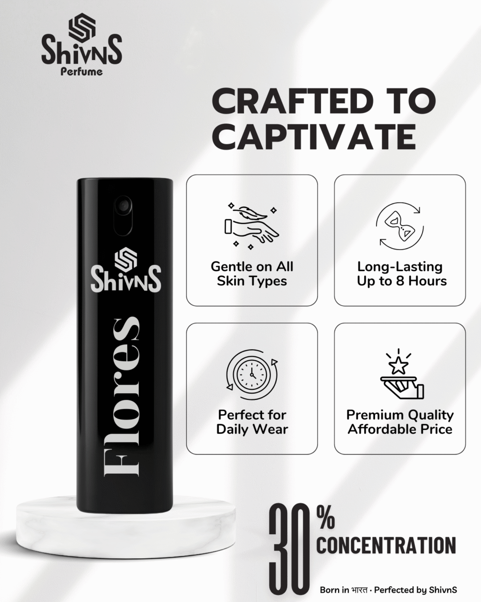 Flores Perfume by Shivns fresh aquatic luxury fragrance